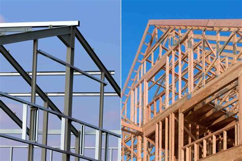 metal frame house vs wood|steel vs wood framing cost.